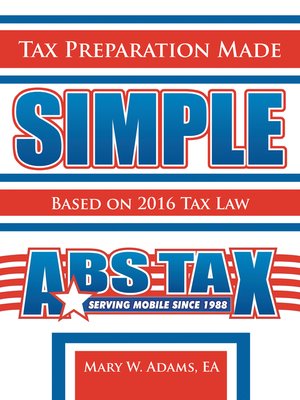 cover image of Tax Preparation Made Simple